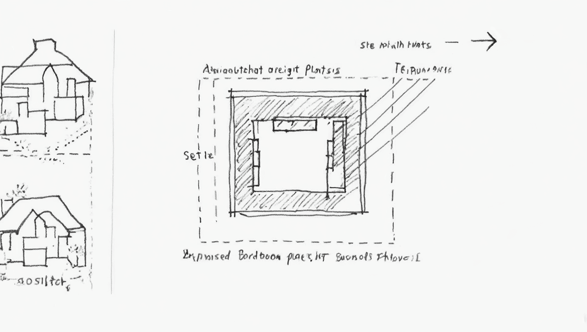 Site analysis diagram showing planning constraints and opportunities