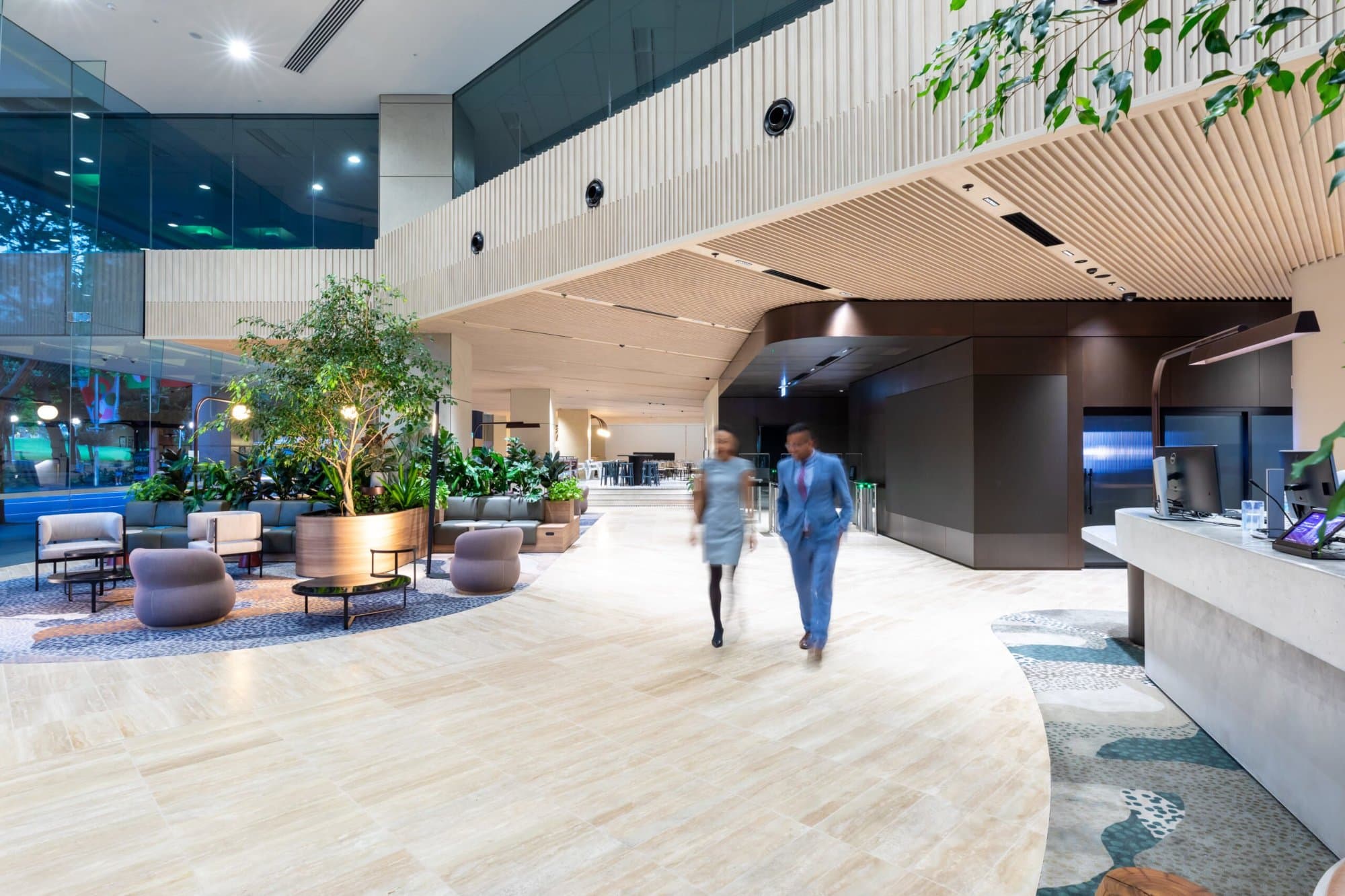 231 Elizabeth Street, building lobby, Charter Hall base build upgrade