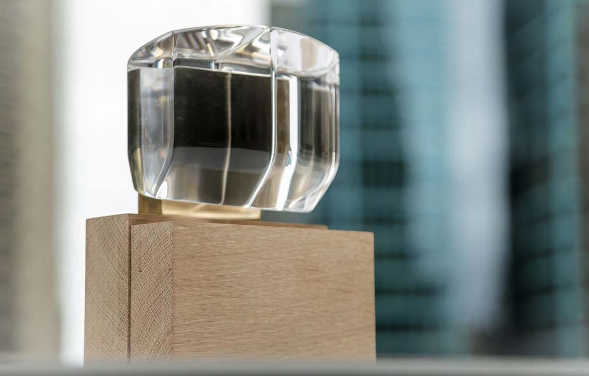 Crystal model of the building form