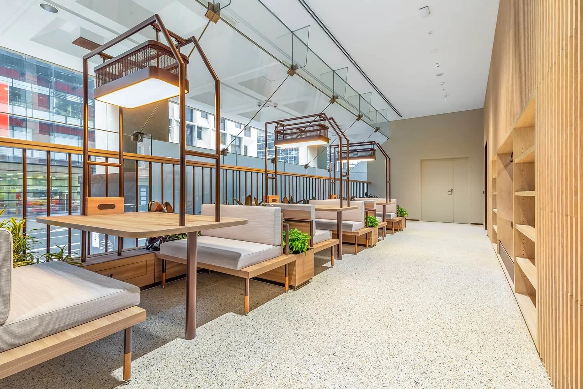 231 Elizabeth Street, Level 1 fitout, collaborative ground floor workspace