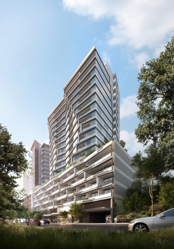 The winning scheme by Koichi Takada Architects, street-level view